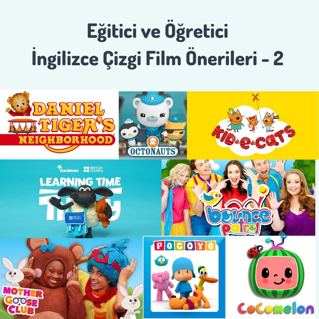 Çocuklar İçin Eğitici ve Öğretici İngilizice Çizgi Filmler - 2